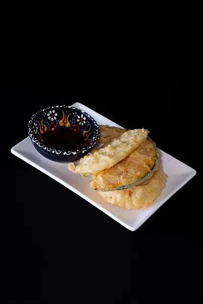 Tempura with dipping sauce